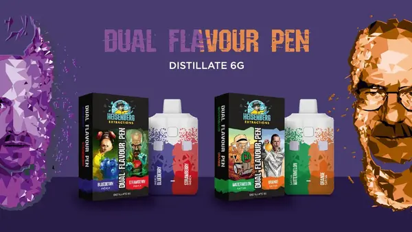 Blueberry Strawberry 6g THC Vape - Heisenberg 6 Gram Vape