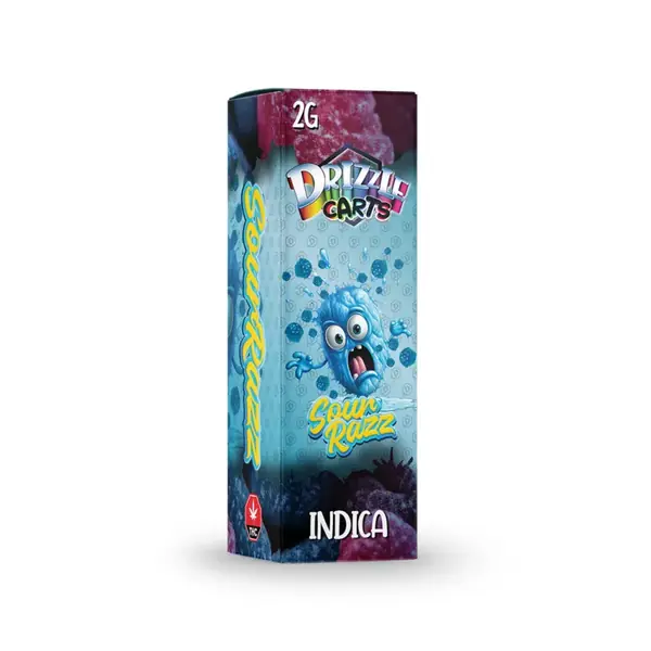 Drizzle 2g Vape Cartridges - Sour Razz