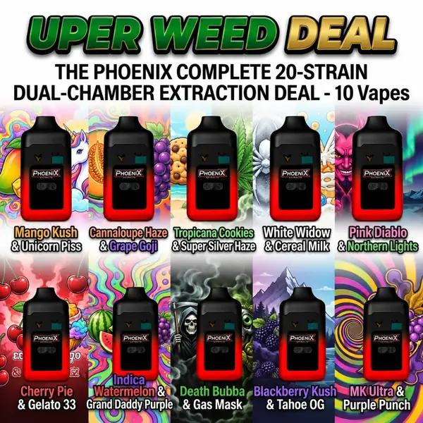 Dual-Chamber Flavor Avalanche Deal – 10 Vapes Blockbuster (2g Each)