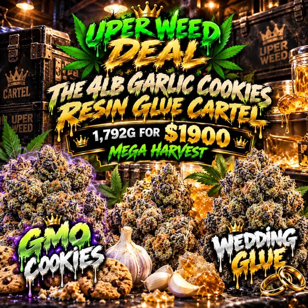 THE 4LB GARLIC COOKIES & RESIN GLUE CARTEL | 1,792g for $1900 MEGA HARVEST