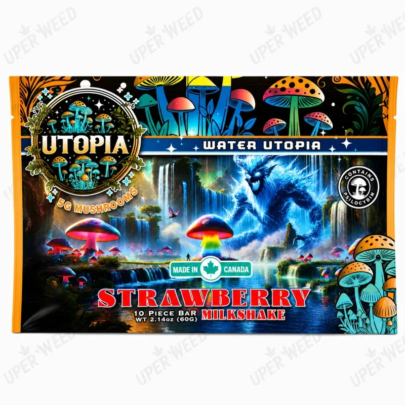 Utopia 5000mg - Psilocybin Chocolate - Strawberry Milkshake photo 1